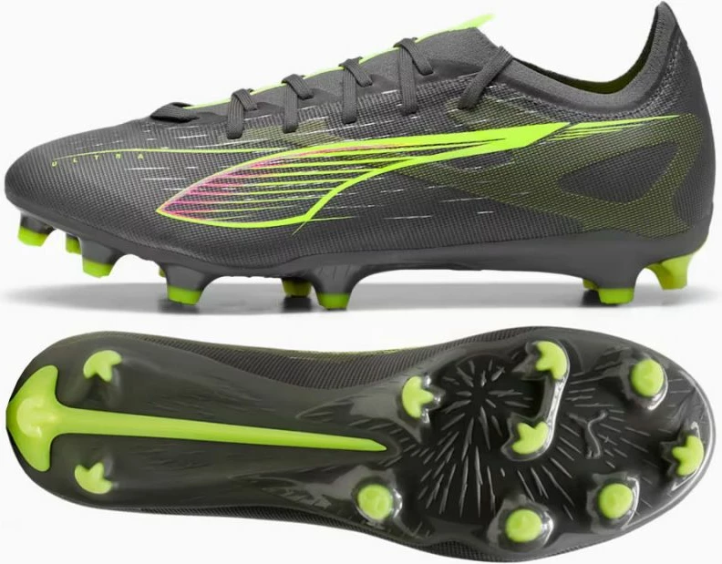 Atlete futbolli për meshkuj Puma, të hirtë