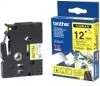 shirit etiketues fleksibël Brother TZE-FX631 12 mm, zi në të verdhë