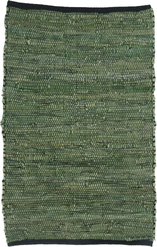 Qilim lëkure ngjyrë bari, 60x90cm