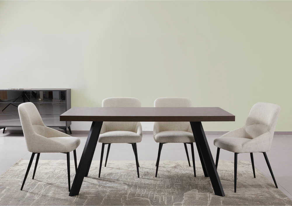 Tavolinë NUEZ, ngjyrë arre, 160x80x76cm