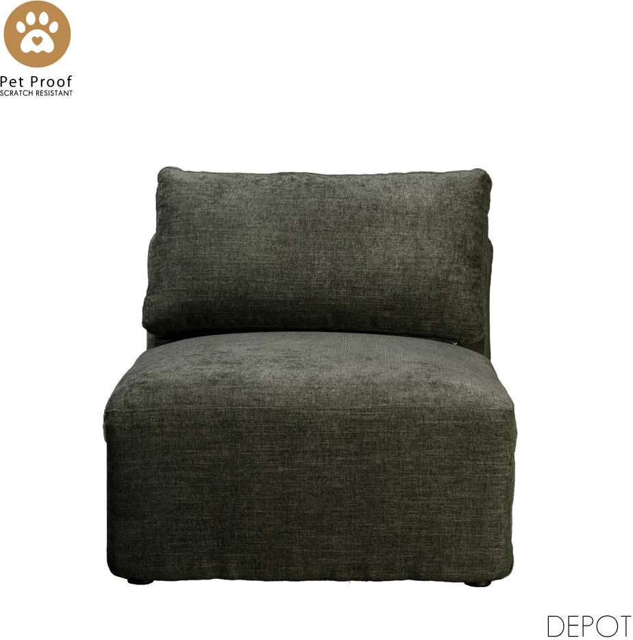 Fotelje BOX, ngjyrë ulliri, VOGUE 11, 82x107x85