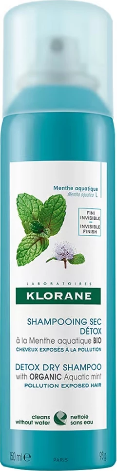 Shampon i thatë Klorane Detox me nenexhik të ujit organik 150ml