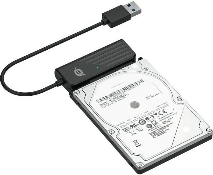 Adapter USB 3.0 në SATA Conceptronic ABBY, 6 Gbit/s, UASP, i zi