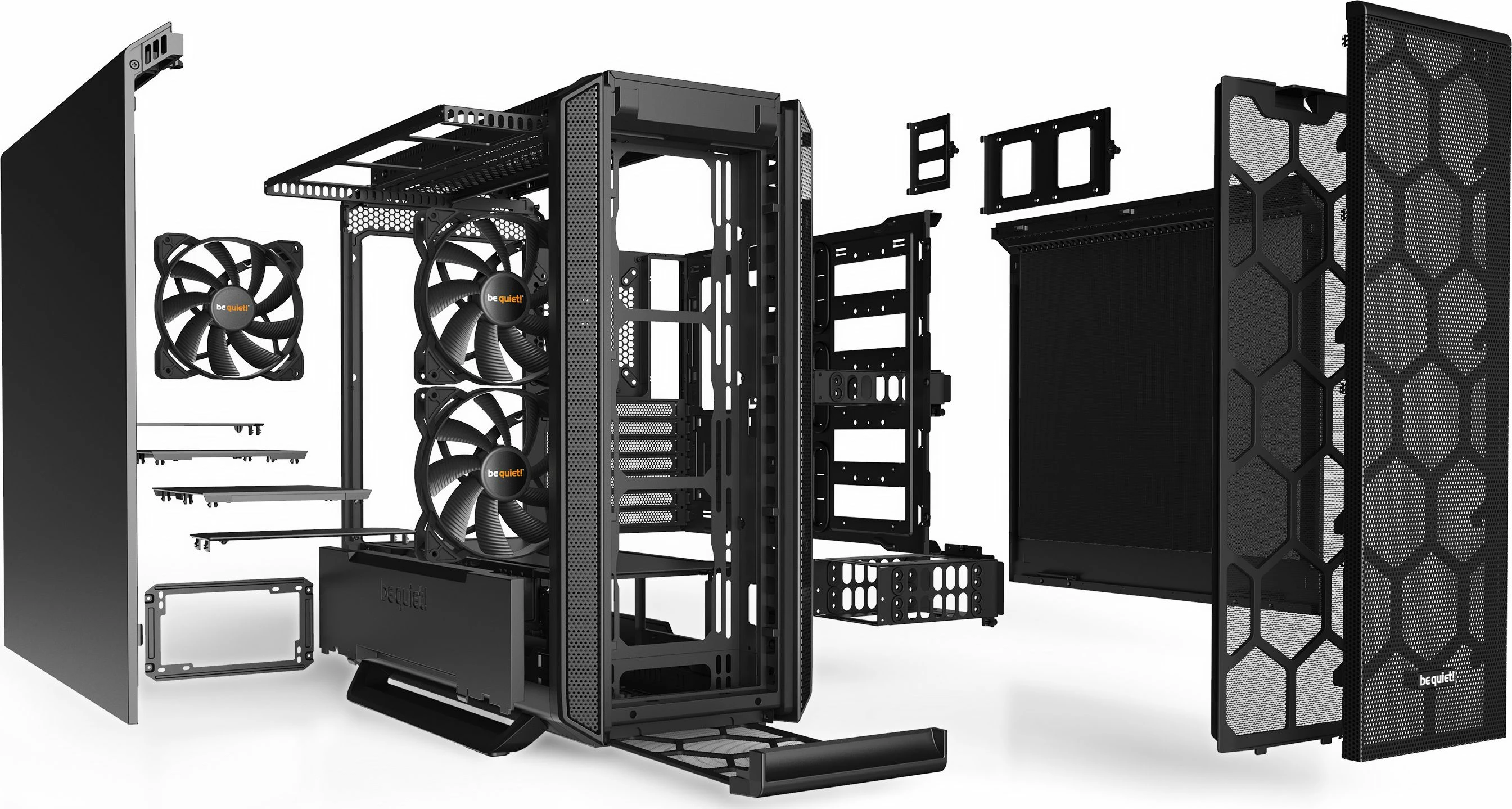 Kasë be quiet! Silent Base 802 BG039 Midi Tower ATX/eATX, pa dritare, USB Type-C, e zezë