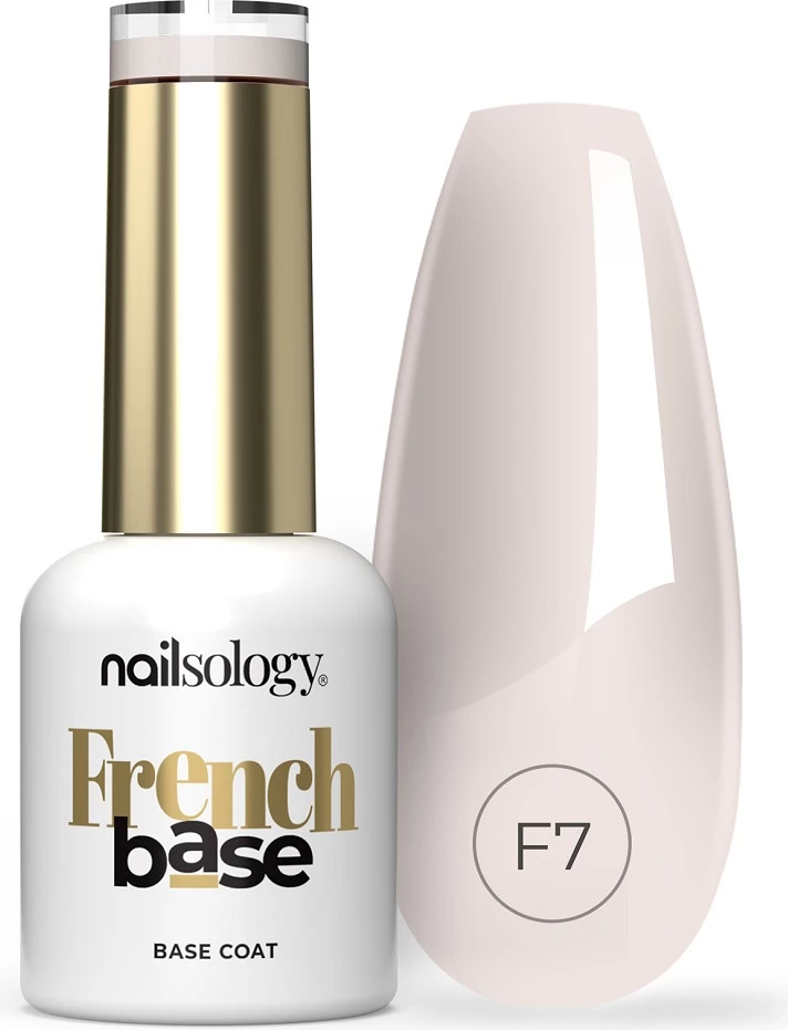 Bazë hibride me ngjyrë për thonj Clavier Nailsology French Base F7 Yogo Shake për femra, 8ml