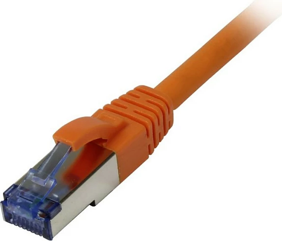 Kabllo rrjeti Synergy21 S216640 Cat6a 0.25 m S/FTP RJ-45, portokalli