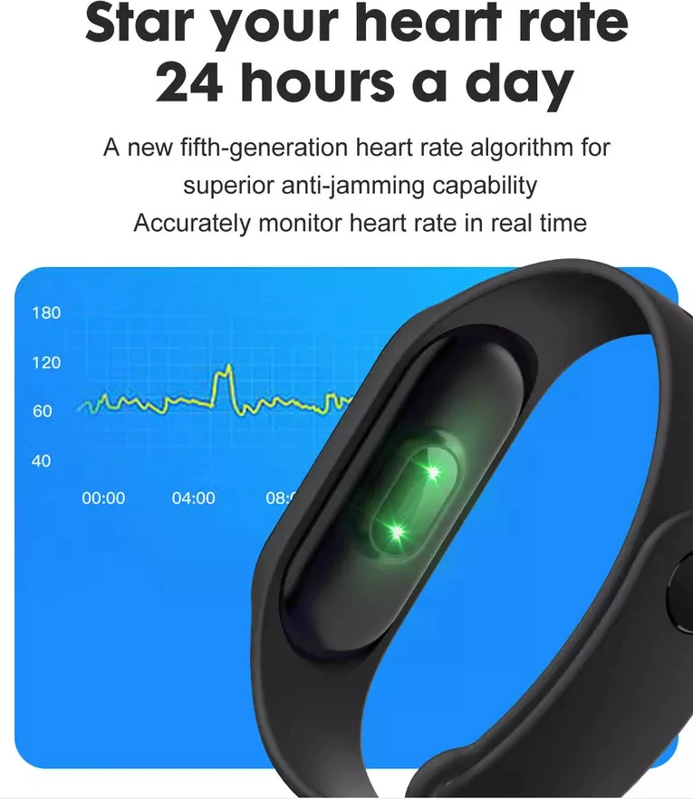 Orë e mençur M4, IOS & Android, e zezë