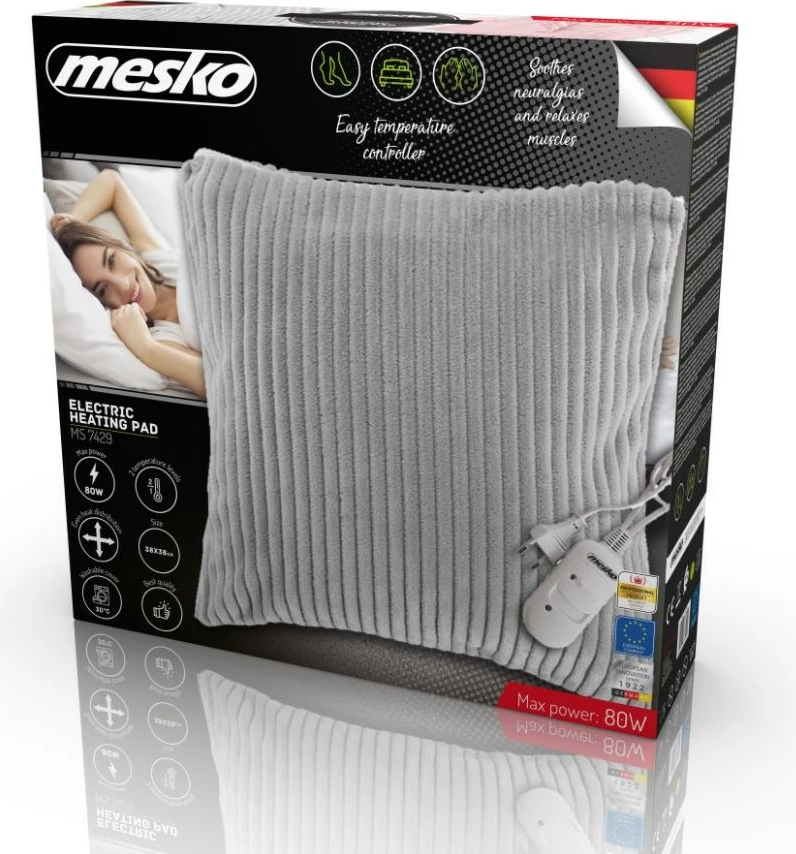 Jastëk elektrik Adler MS 7429, 45 W, Gri