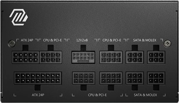 Furnizues rryme MSI MAG A850GL PCIE5 II 850W, 80 Plus Gold, ATX 3.1, modular komplet, i zi (306-7ZP8D11-CE0)