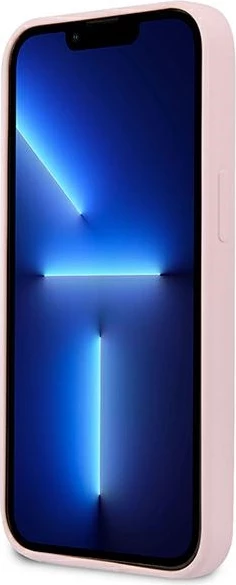 Mbështjellës Guess GUHCP13SSLTGU për iPhone 13 mini 5.4", silikon, vjollcë