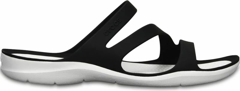 Sandalet për femra Crocs, të zeza dhe të bardha [Madhësia: 36 - 37]