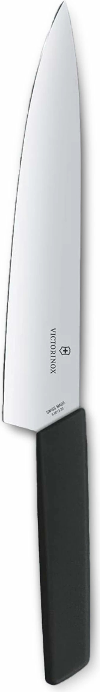 Thikë kuzhine Victorinox Swiss Modern, 22 cm, për mish qingji, biftek, e zezë