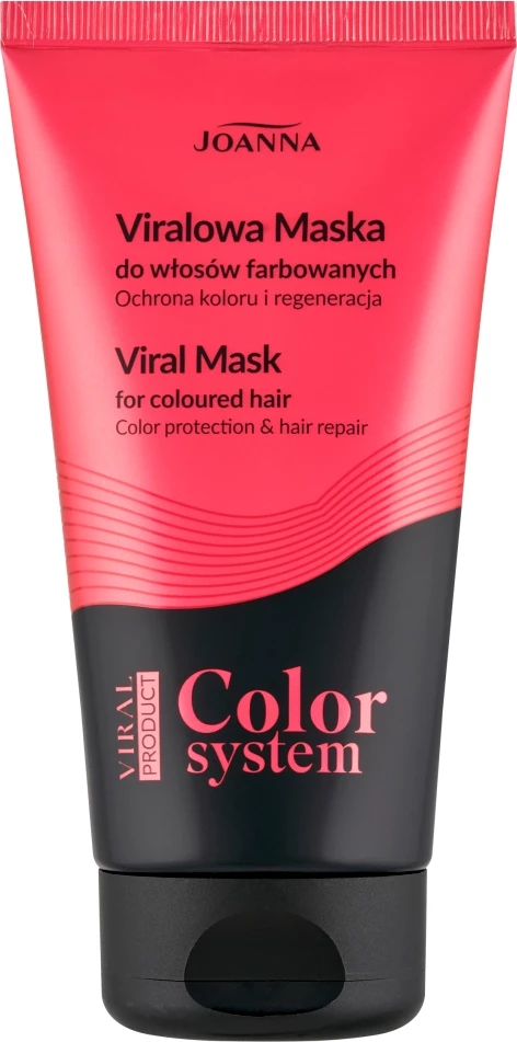 Maskë për flokë për femra Joanna Color System Viralowa, 150g
