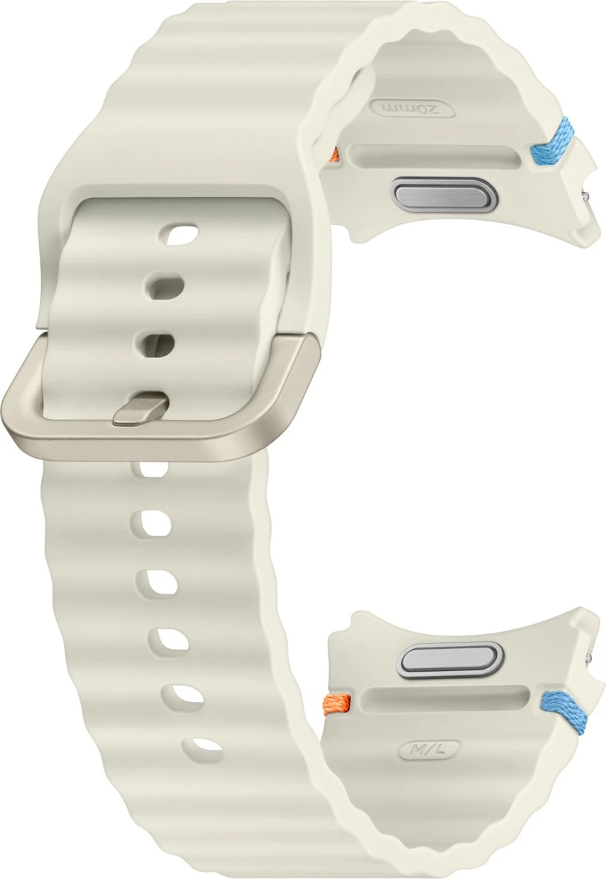Bandë Samsung Galaxy Watch 7, M/L, Krem