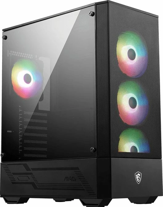 Kasë MSI MAG Forge 112R ARGB Midi Tower ATX, tempered glass, pa furnizues rryme, e zezë