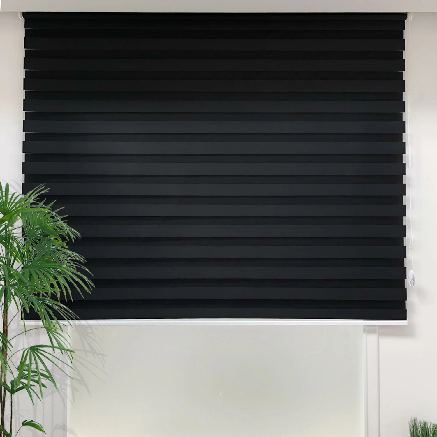 Perde Lizbon, e zezë, 50x260cm