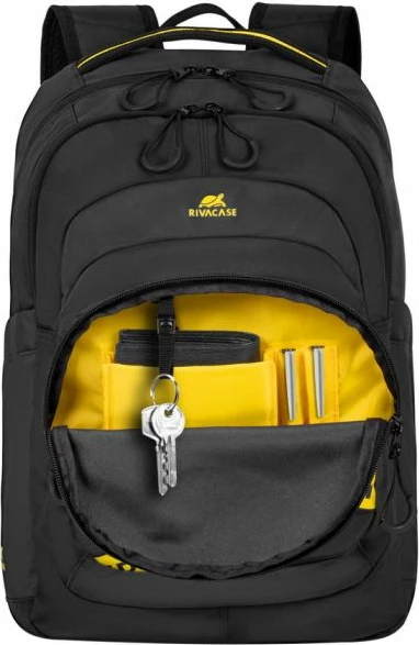 Çantë shpine laptopi RIVACASE 5461 30L për 15.6\", water-repellent, e zezë