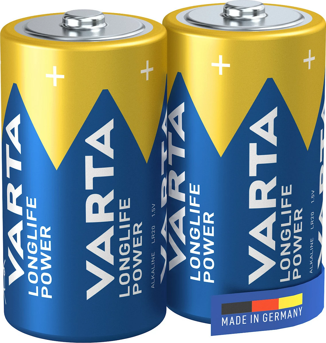 Bateri VARTA Longlife Power C (Baby/AM2) 1.5V, 2 copë, blu/ari