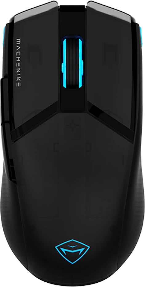 Maus gaming wireless Machenike M7 Pro, PAW3395, 26000 DPI, 74g, RGB, USB-C, zi