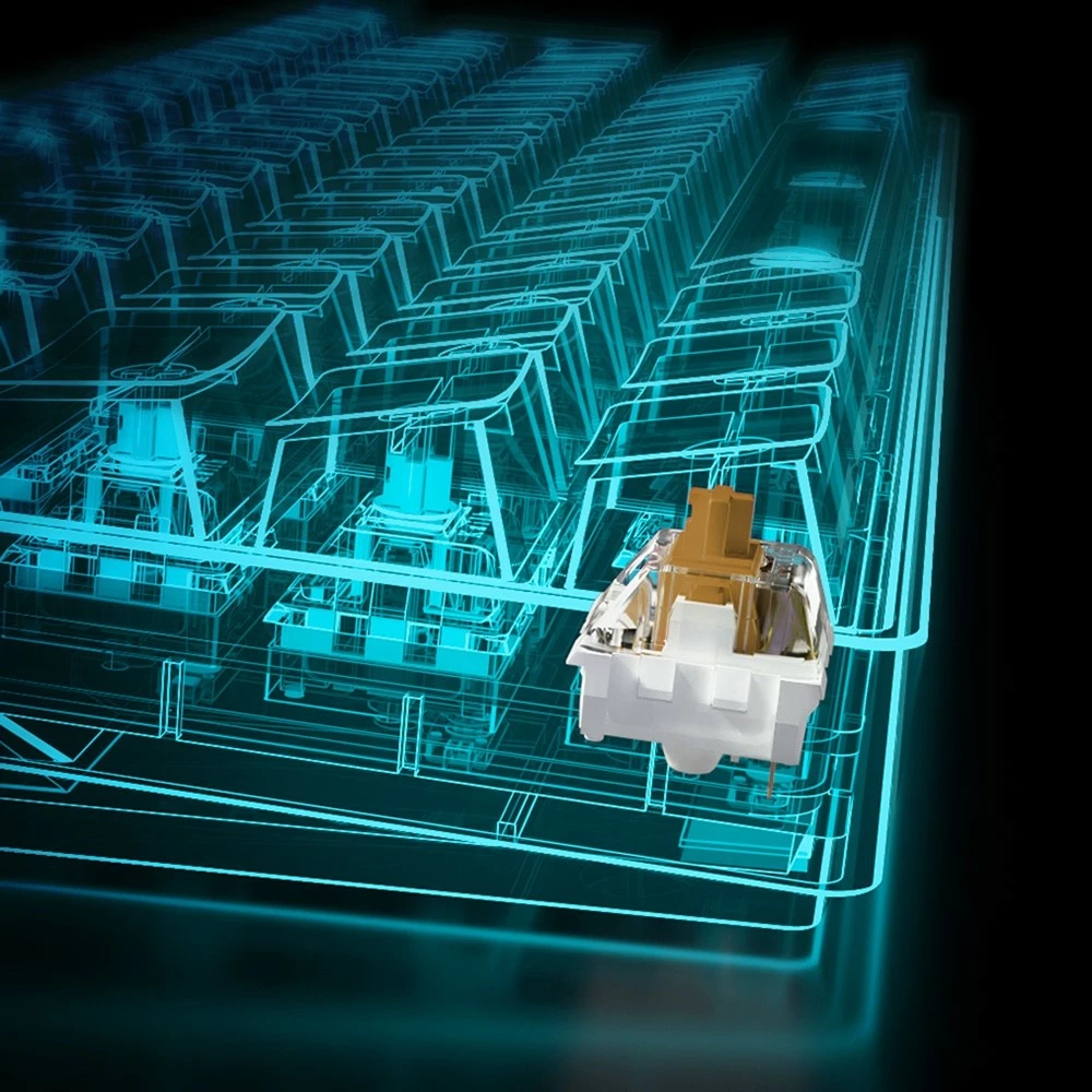 Tastierë gaming Sharkoon Skiller SGK50S4, mekanike, DE layout, RGB, e zezë