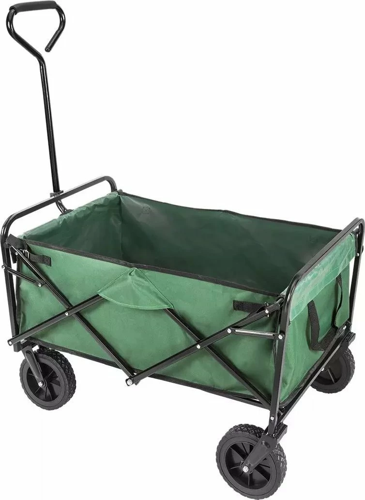 Karrocë kopshti palosëse Neo 84-405, 80 kg, 4 rrota, 600D najlon, e gjelbër