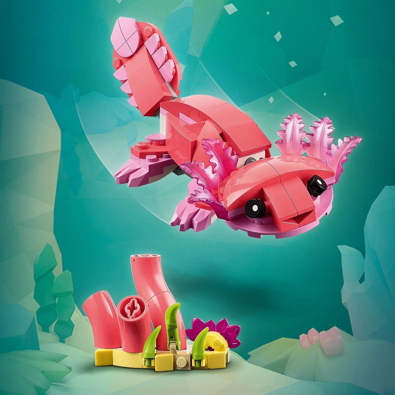 Set LEGO Creator 3-në-1 Wild Animals: Pink Flamingo 31170, 288 copë, 8+, rozë