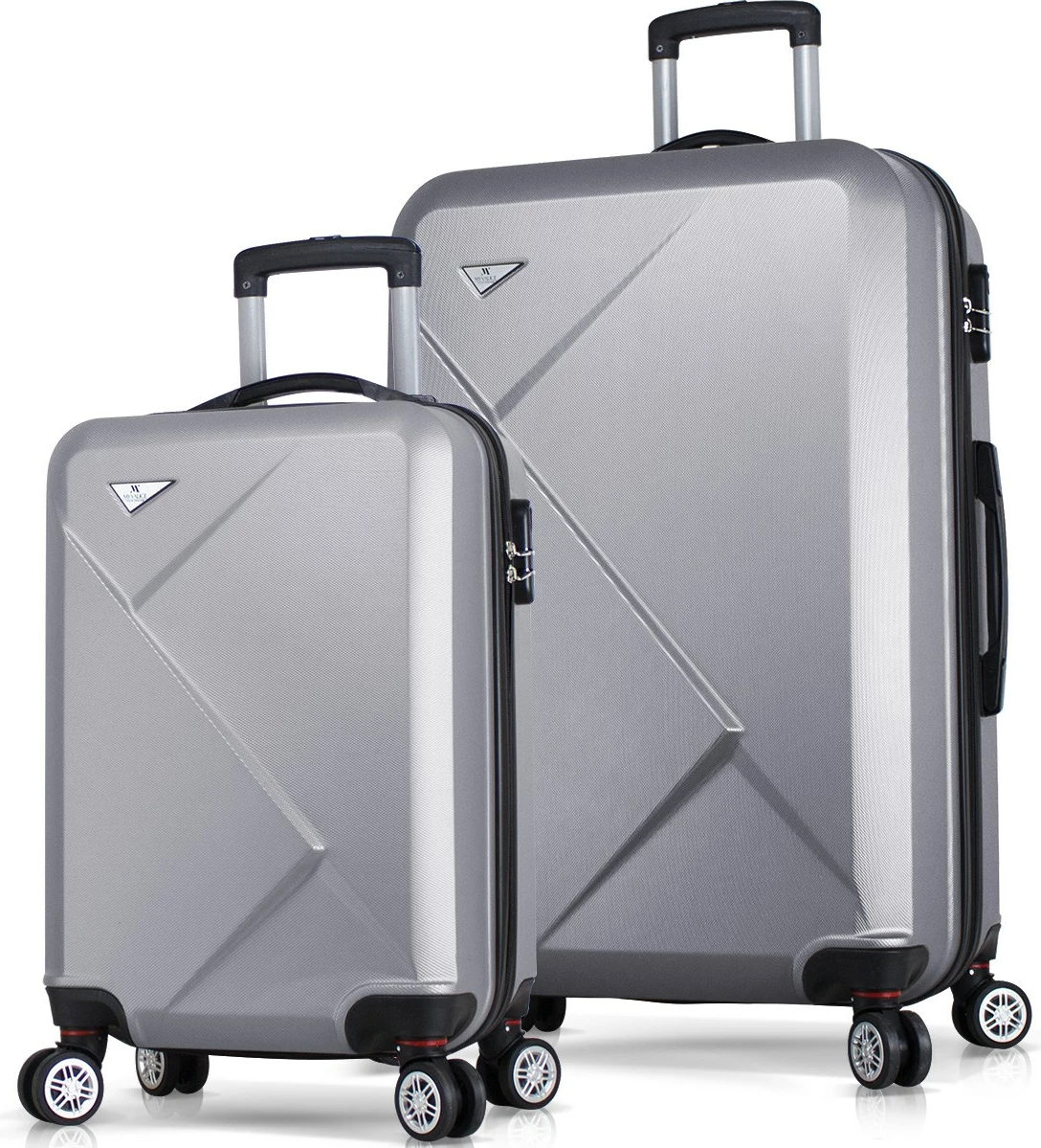 Set valixhesh (2 copë), ngjyrë gri, Zoozie Bags, 4902