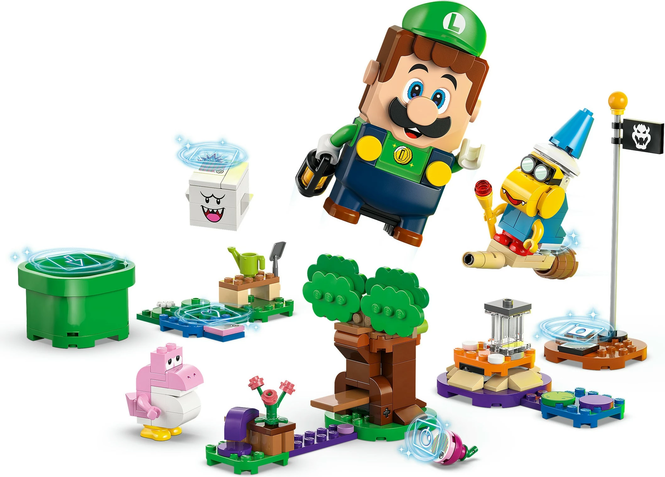Set ndërtimi LEGO Super Mario 71440 me Luigi interaktiv, 210 pjesë, shumëngjyrësh