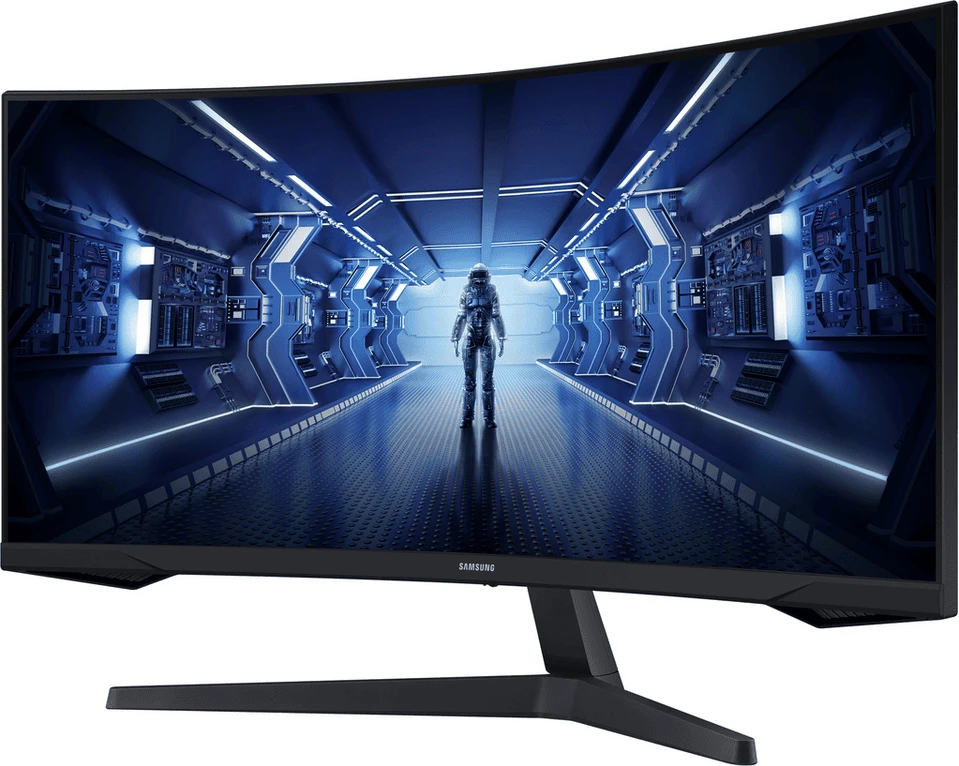 Monitor i lakuar, Samsung, C34G55TWWP (LC34G55TWWPXEN), 34", 3440x1440, 165 Hz, 1 ms, VA, 21:9, i zi