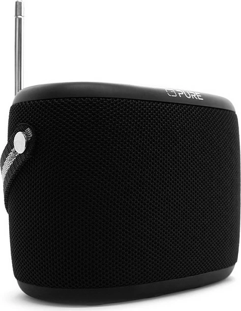 Altoparlant PURE Woodland, outdoor i papërshkueshëm nga uji, FM/DAB+, i zi