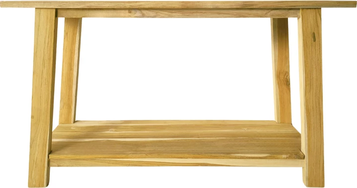 Konsolë Decoza, dru tik natyral, 140x40x80cm