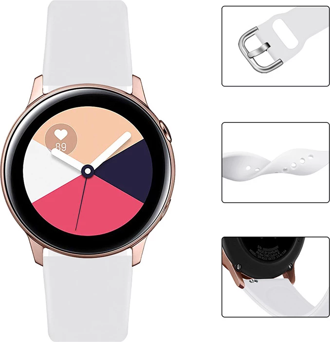 Rrip silikoni për Smartwatch, Hurtel TYS, universal 20mm, gri