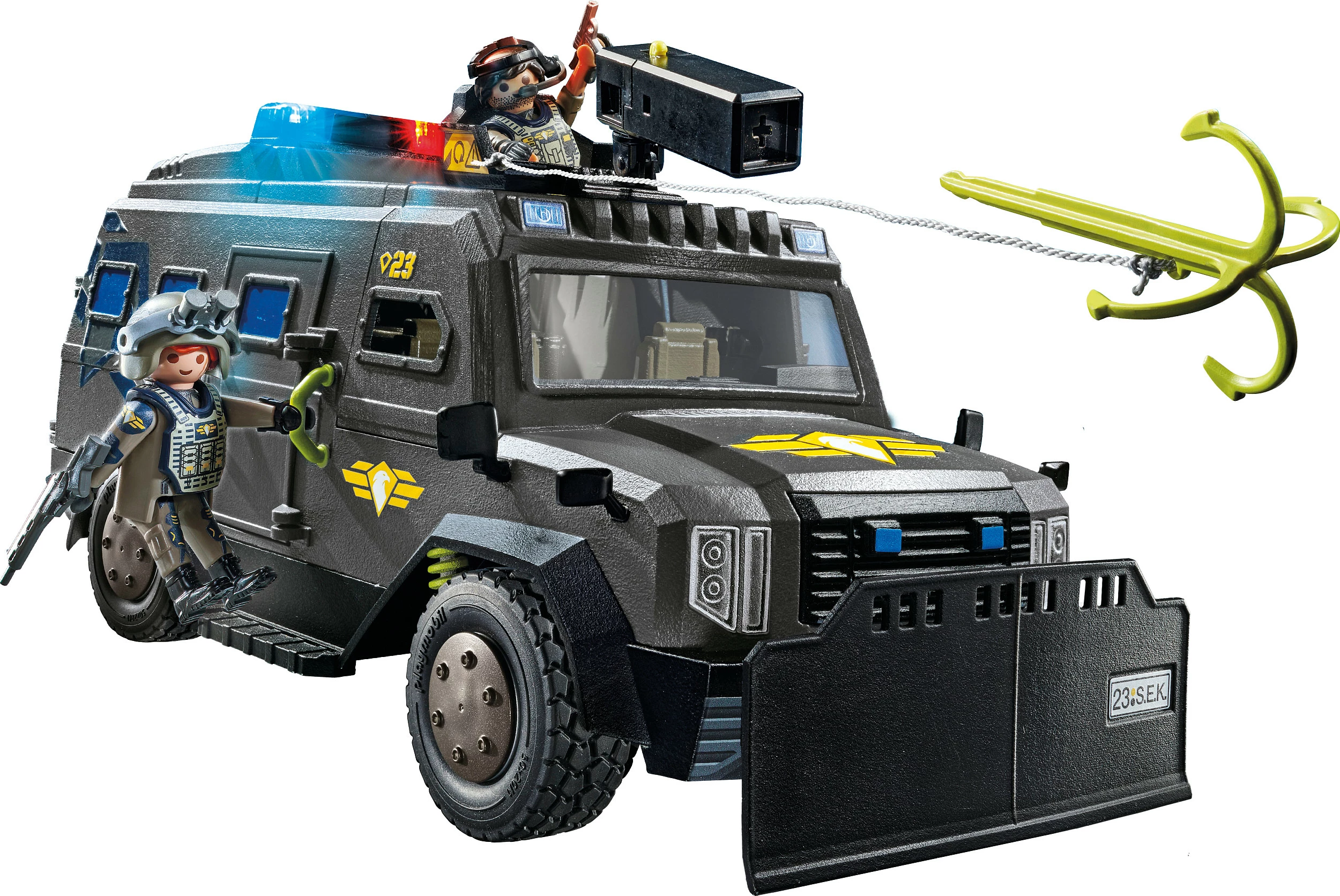 Set lodër Playmobil City Action SWAT 71144, automjet terreni, 37 pjesë, shumëngjyrësh