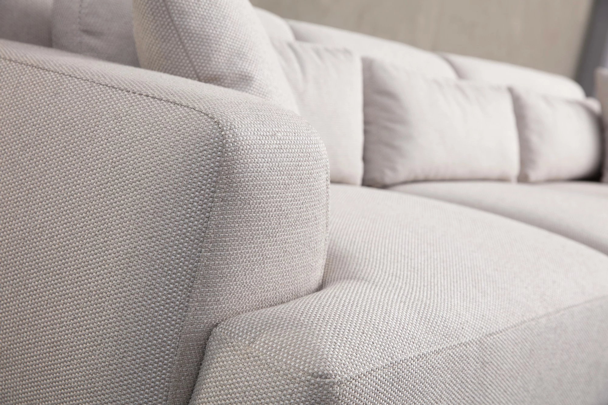 Kënd-sofë Atelier del Sofa, Jaguar Corner L2-Chl, e bardhë