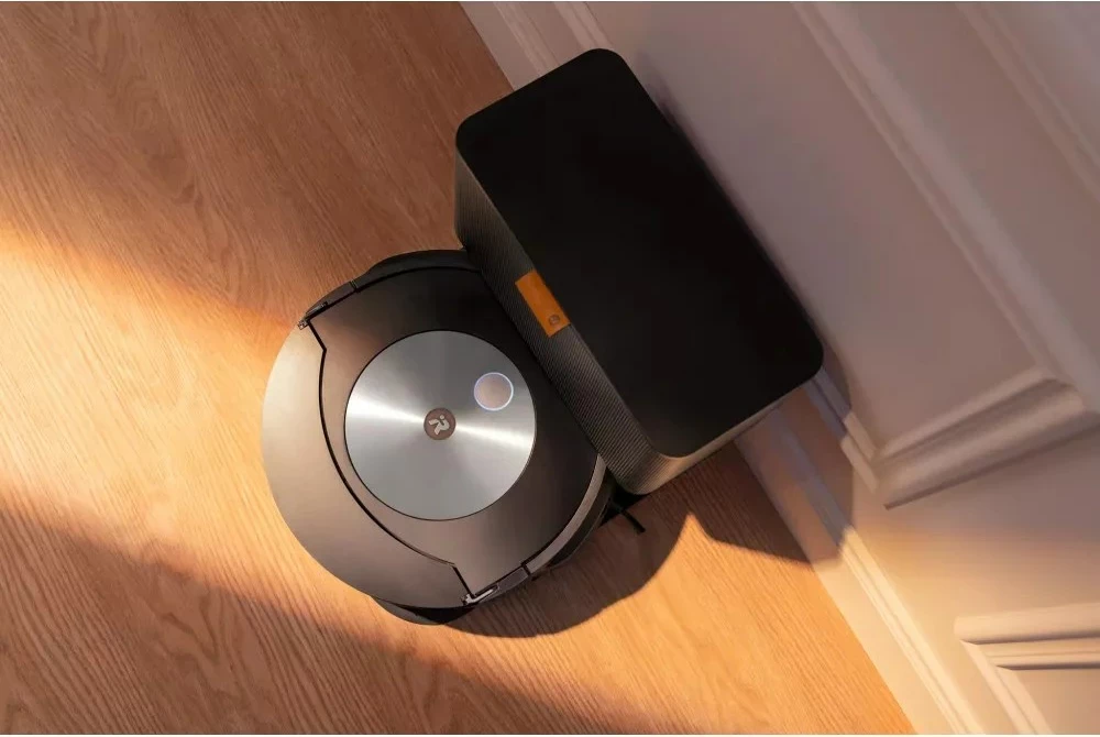 Robot pastrues iRobot Roomba Combo j7, pa qese, i zi, çelik inoks