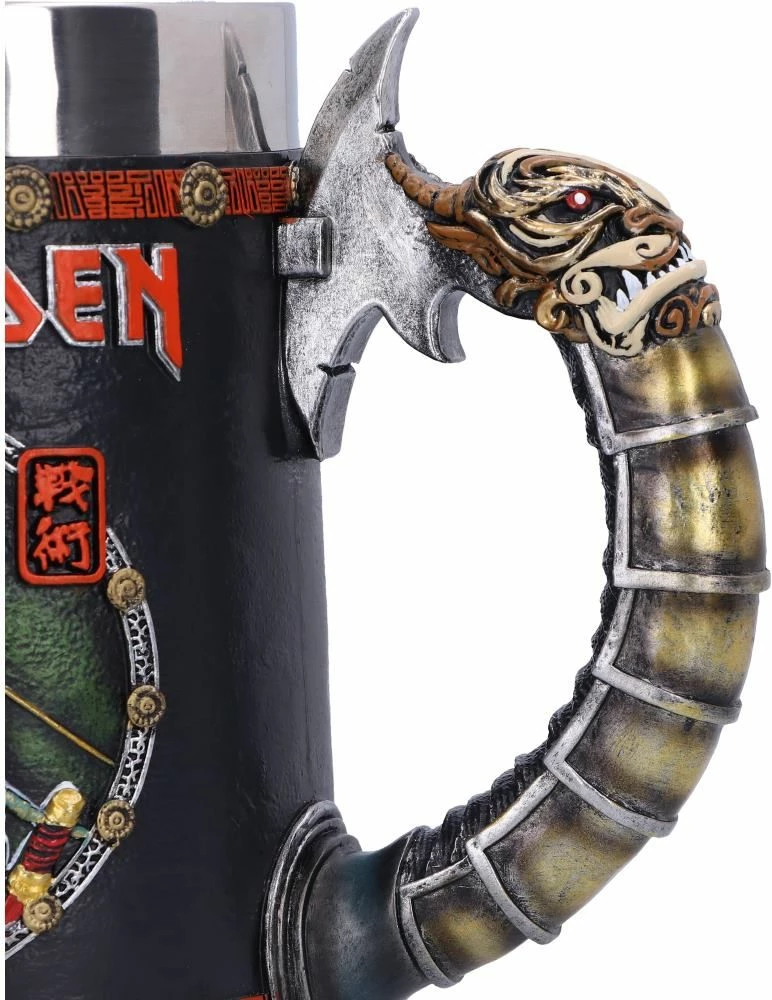 Krigël NEMESIS NOW Iron Maiden Senjutsu "Samurai Eddie", rezinë me insert inox të heqshëm