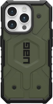Mbështjellës UAG Pathfinder MagSafe për iPhone 15 Pro, i gjelbër