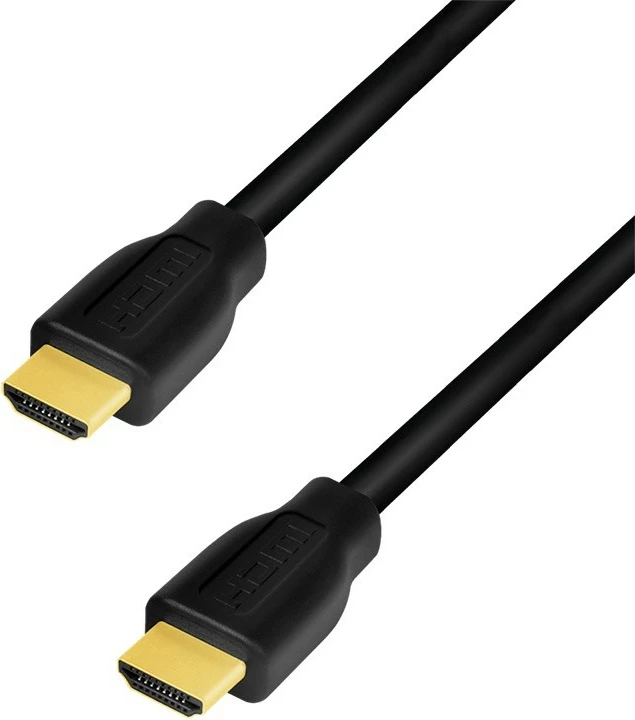 Kabllo HDMI LogiLink CH0101, 2m, 4K/60Hz, E zezë