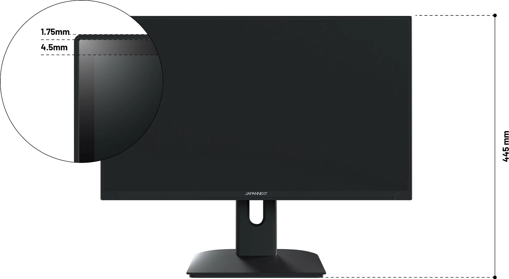 Monitor gaming JAPANNEXT FHD 23.8" IPS Full HD, 200Hz, 0.5ms, i zi