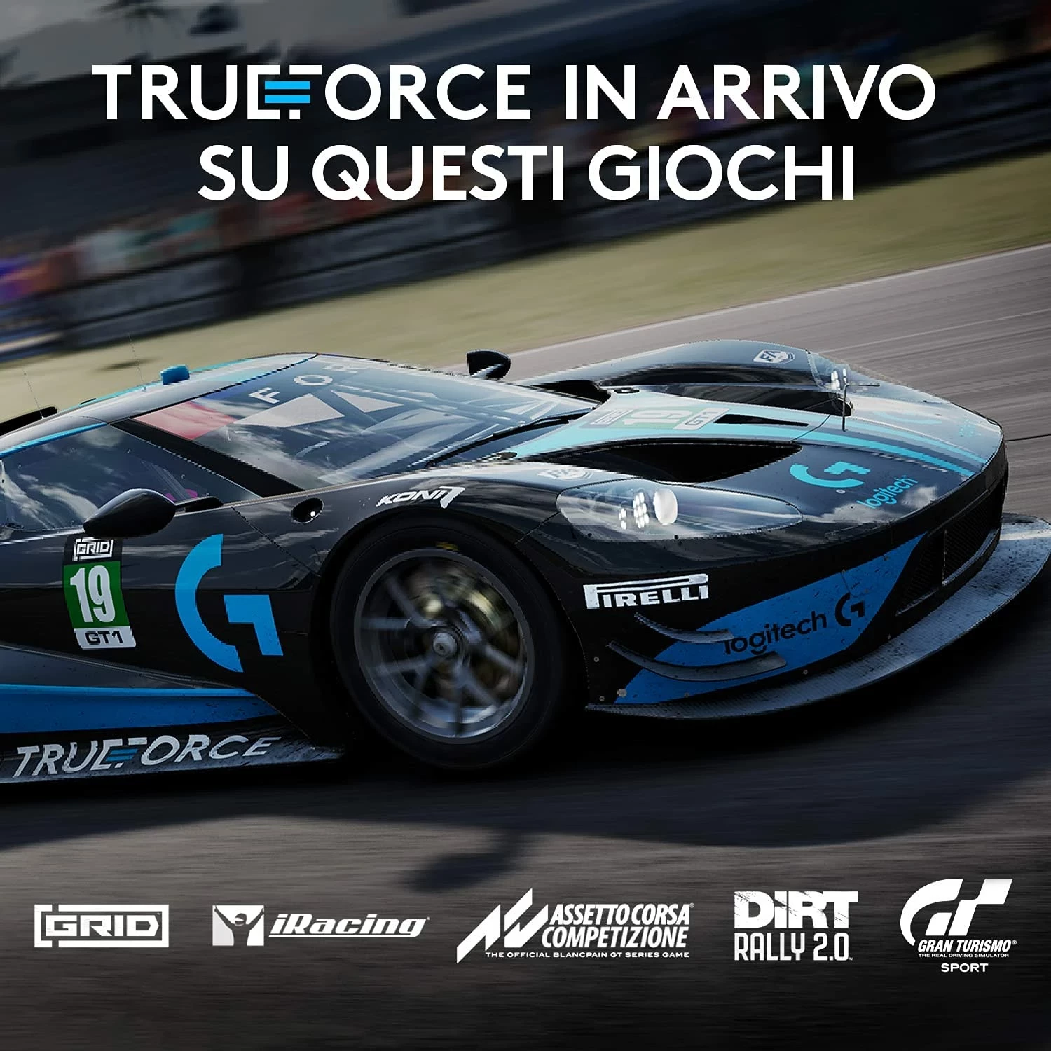 Set volan me pedale Logitech G923 Trueforce, për PS4/PS5/PC, i zi