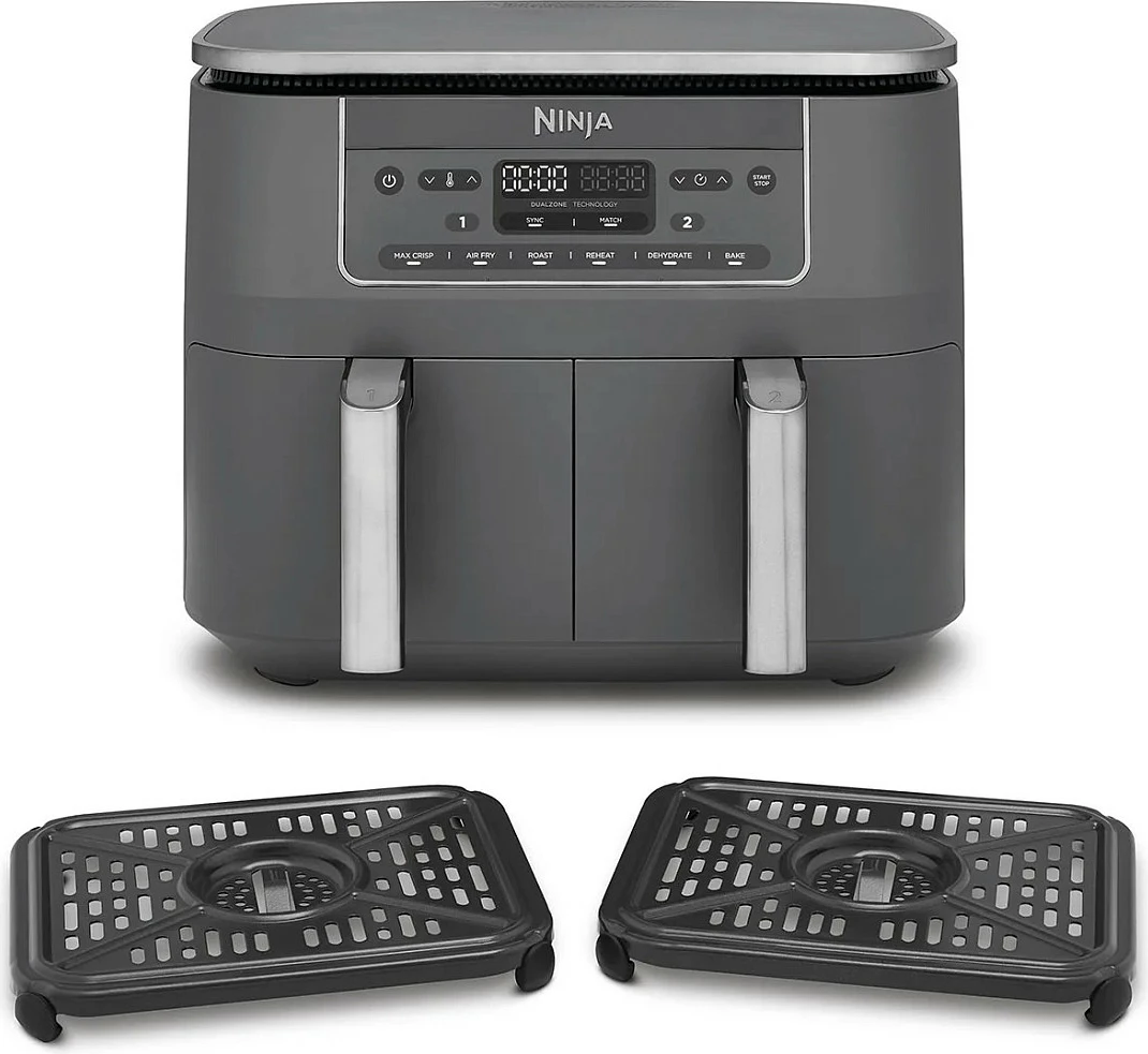 Furrë me ajër të nxehtë Ninja DZ300EU, 7.6L, touch, gri