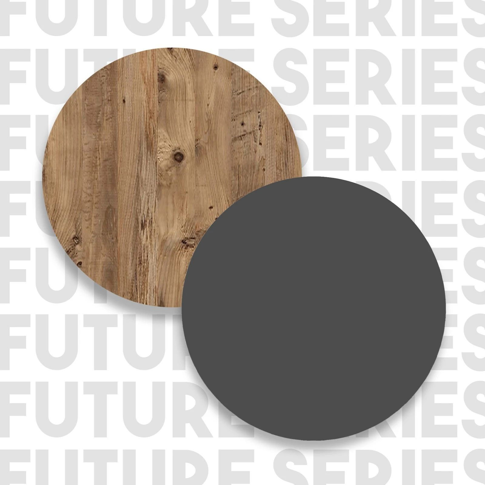 Set mobiljesh për dhomë dite Hanah Home, FR17-AA, ngjyrë Atlantic Pine dhe antracit