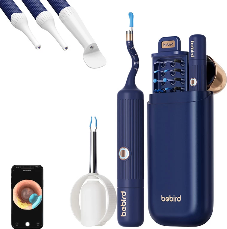 Otoskop me kamerë Bebird EarSight Plus, me aplikacion, Blu
