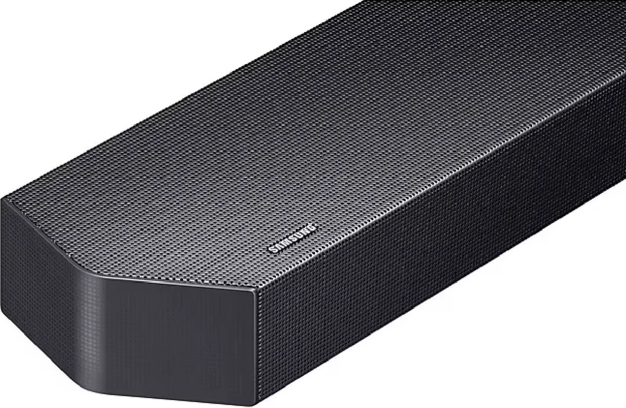 Soundbar Samsung HW-Q600F/EN 3.1.2 kanale Dolby Atmos me subwoofer wireless, Q-Symphony, HDMI eARC, Bluetooth, Titan Black