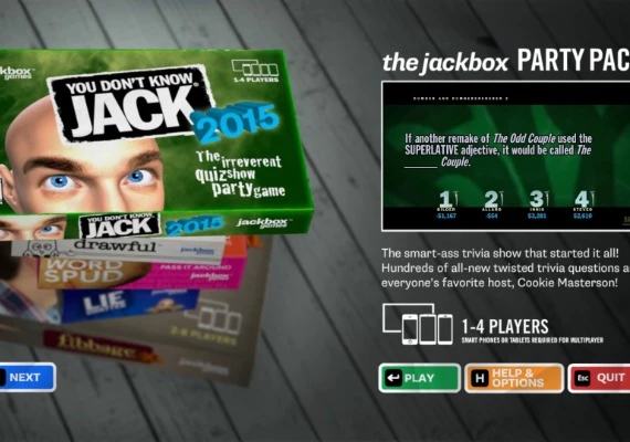 The Jackbox Decade Bundle EN/DE/FR/IT/ES/MX Global