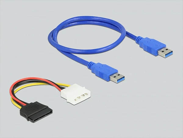 Riser kartë DeLOCK, PCIe x1 në PCI 32-bit, kabllo 60 cm