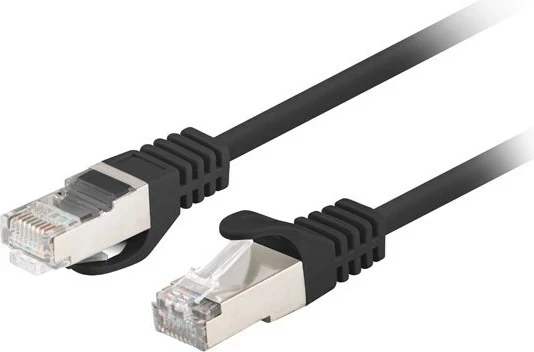 Kabllo rrjeti Lanberg PCF6-20CC-0100-BK Cat6, 1m, e zezë