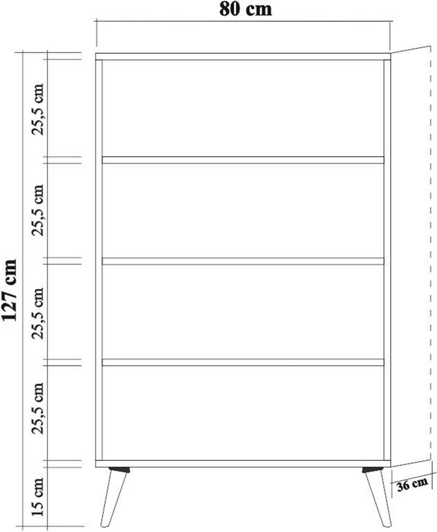 Dollap multifunksional, ngjyrë lisi Sonoma, Multibox - 726