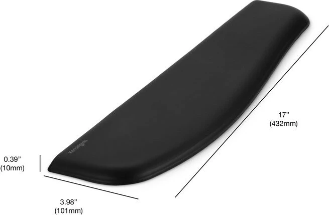 Mbështjellës kyçi Kensington ErgoSoft K52800WW për tastiera të sheshta, i zi