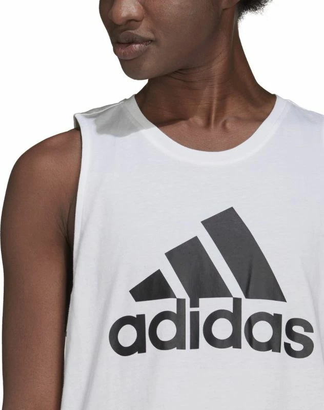 Maicë adidas për femra, e bardhë